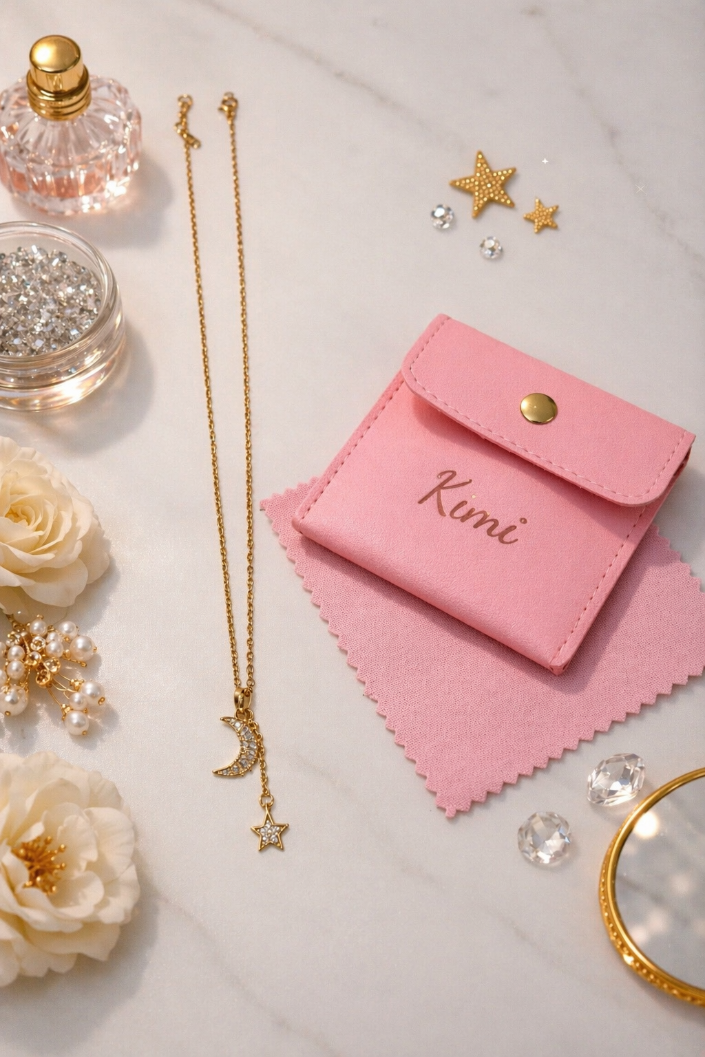 Collier Lune &amp; Étoile - Collection Kimi 🌙✨