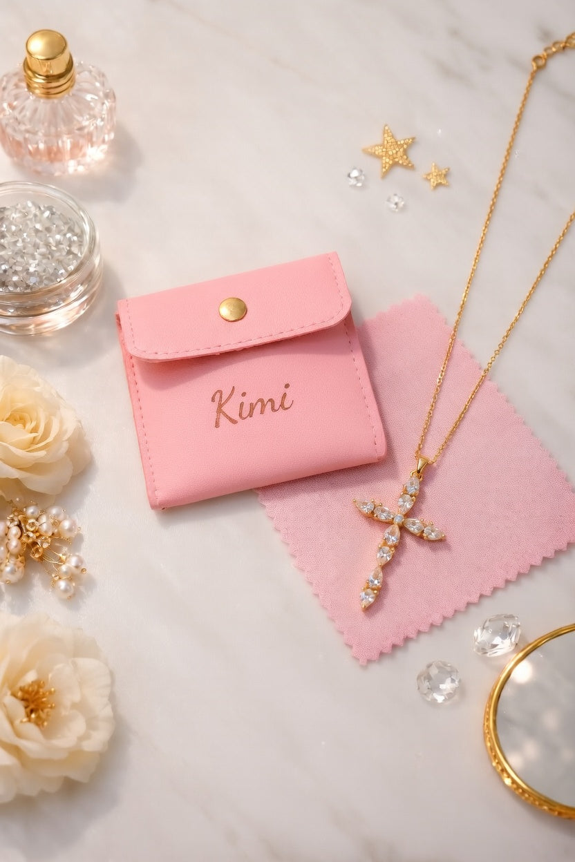 ✨ Collier Croix Scintillante - Kimi ✨